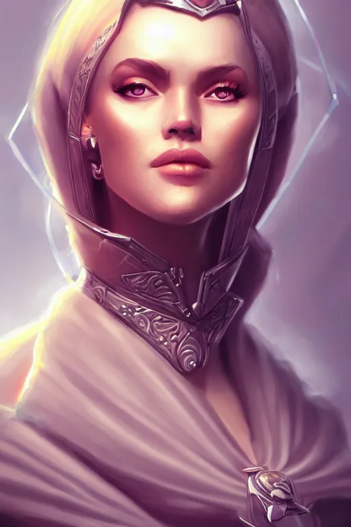 Image similar to empire lady, portrait, detailed art, artstation