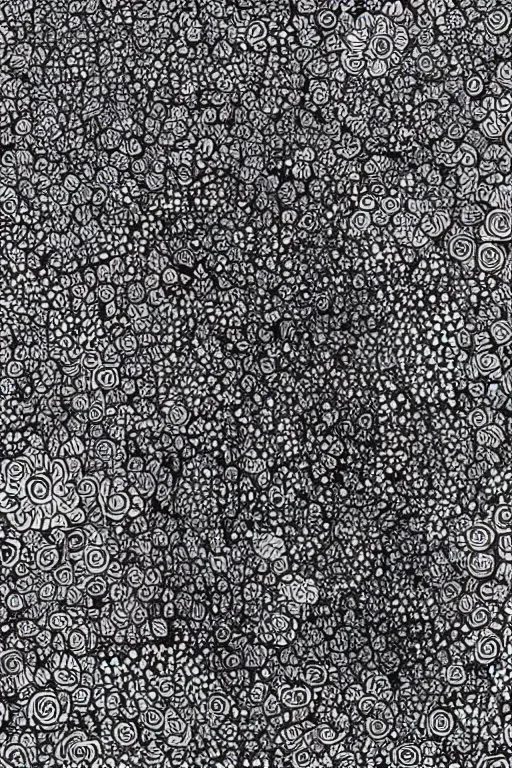 Image similar to spring flowers, happy and beautiful, by ivan marchuk, thick black lineart, anime