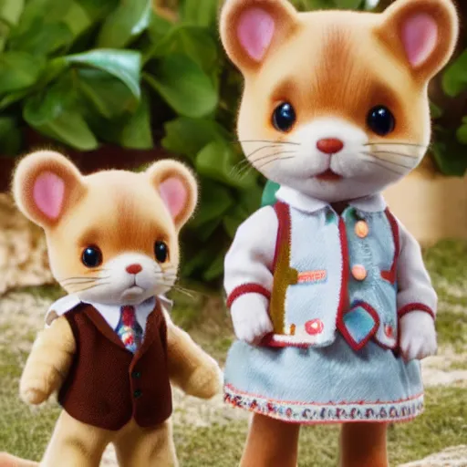 Prompt: calico critters the godfather