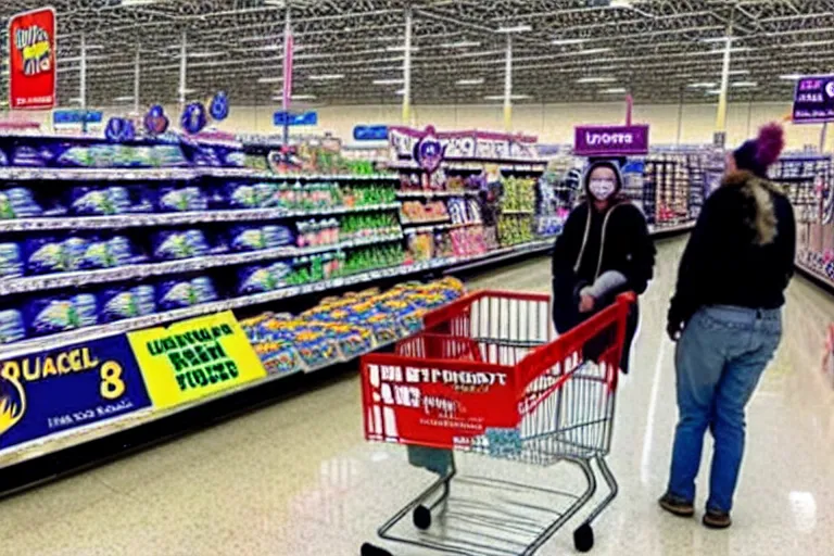 Prompt: photo of fursonas for sale at walmart on black friday