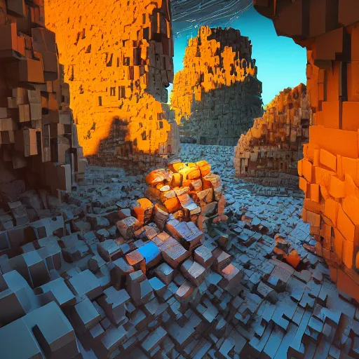 Image similar to Mining for Bitcoin between the rocks with a pickaxe. Mineshaft background. By Beeple. Extremely detailed. Digital art.