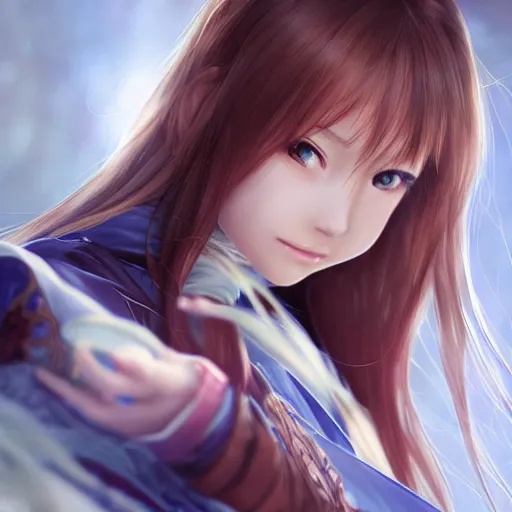 Prompt: photograph from below : a very beautiful young yuuki asuna, highly detailed, cinematic wallpaper by stanley artgerm lau