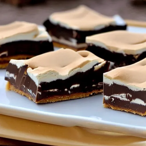 Image similar to smores fudge bars