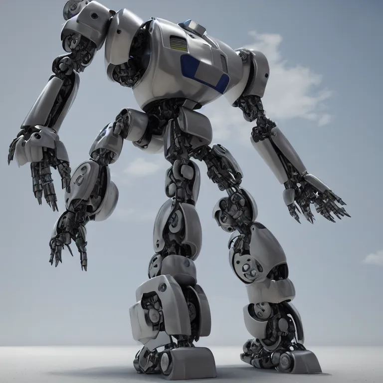 Prompt: mekaversa mecha robot pfp octanerender photoreal nft