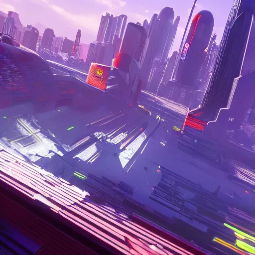 1920x1080 Cyberpunk Cityscape Girl Digital Art Laptop Full HD