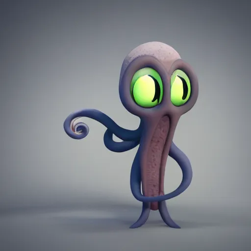 Prompt: squidward quincy tentacles , 8k, octane render, realistic