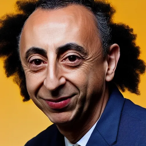 Image similar to eric zemmour afro hair