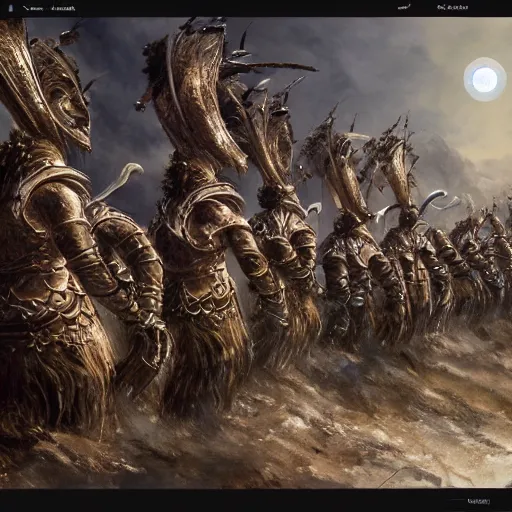 Image similar to marching band playing music, intricate detail, royo, vallejo, frazetta, giger, whealan, hd, unreal engine,