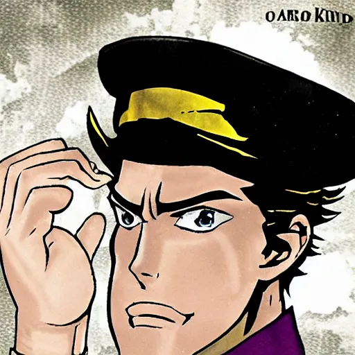 Prompt: jotaro kujo