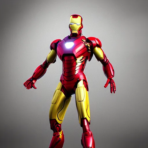 Image similar to octane rendering iron man suit , ultrarealistic