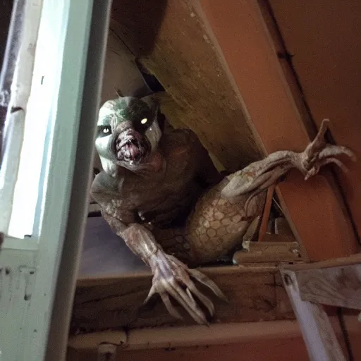 Image similar to the mutant creature that is locked up in the attic