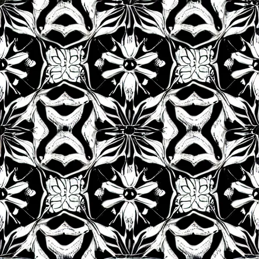 Image similar to cosmic nebula lotus flower design by Ed Hardy, matte black background, horizontal symmetry