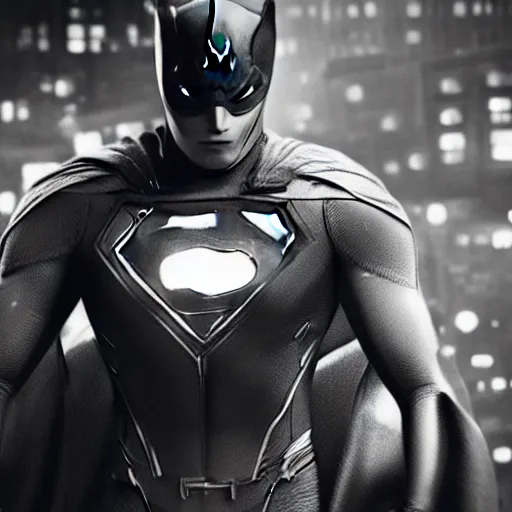 Image similar to cinematic portrait of an unknown superhero. High detail. Low dof