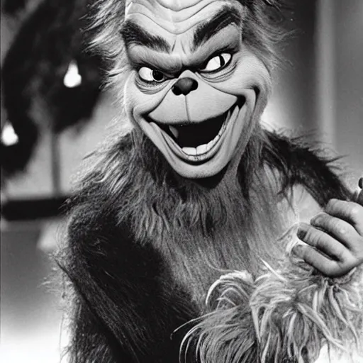 Image similar to jack nicholson as the grinch in the grinch