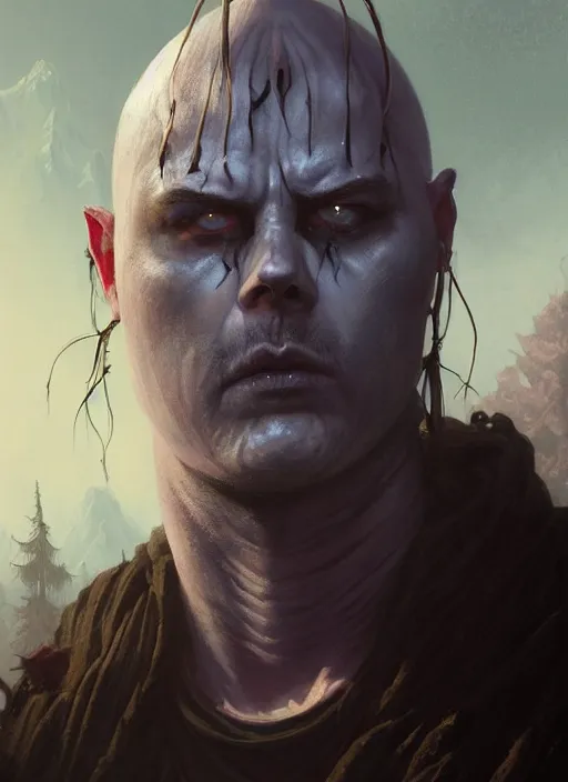 Image similar to highly detailed portrait of dimmu borgir in gta v, stephen bliss, unreal engine, fantasy art by greg rutkowski, loish, rhads, ferdinand knab, makoto shinkai and lois van baarle, artgerm, pixar, ilya kuvshinov, rossdraws, tom bagshaw, global illumination, radiant light, detailed and intricate environment