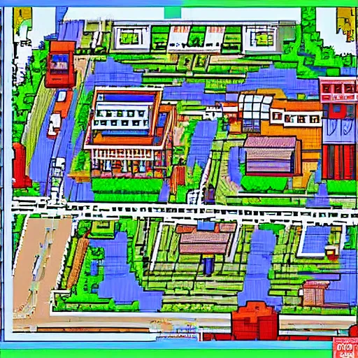 Image similar to pixel art of gainesville florida