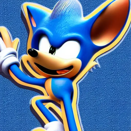 Image similar to sonic as a rabbit