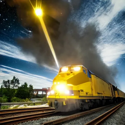 Image similar to csx locomotive in space