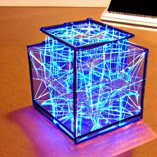 Prompt: a hypercube