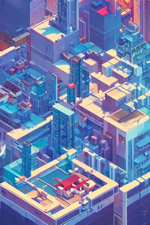 Image similar to Isometric pixelart of Tampa, by Jesper Ejsing, RHADS, Makoto Shinkai and Lois van baarle, ilya kuvshinov, rossdraws global illumination