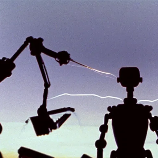 Prompt: movie still of robot evangelion, cinematic composition, cinematic light, criterion collection, by david lynch