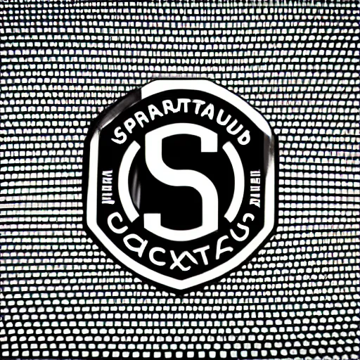 Image similar to spartacus logo crypto, clean and modern design