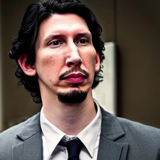 Prompt: adam driver as sonny carisi from law and order svu