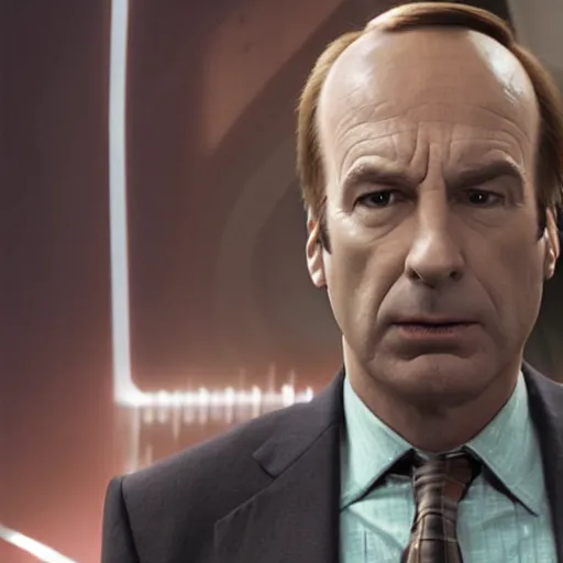 Prompt: better call saul as a borg from star trek