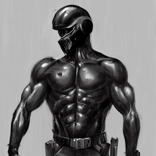 Image similar to a musclebound black - coated male anthro horse in a tactical outfit at a facility, smooth kevlar, detailed clothes, absurdly exaggeratedly physique, highly detailed, digital painting, artstation, sharp focus, smooth, concept art, illustration, art by artgerm, greg rutkowski, wlop