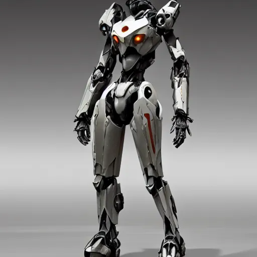 Image similar to very symmetrical!! armored female concept mecha suit from anthem video game, by miguel angel martinez monje, by vitaly bulgarov, by yoji shinkawa, by joss nizzi, by shoji kawamori, horizon zero dawn, bioware, mecha, deviantart, artstation, marmoset toolbag render, unreal engine