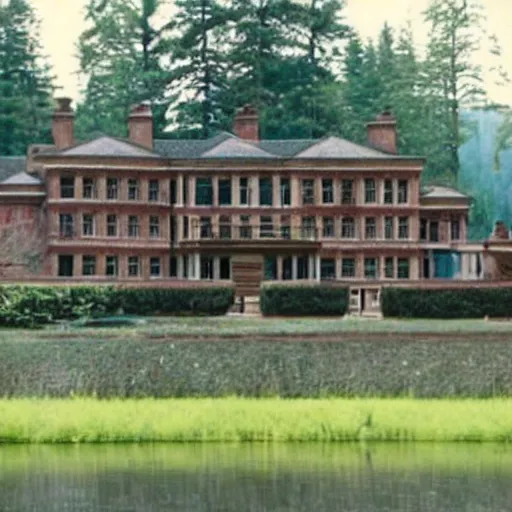 Prompt: film still of lake joseph kevin o leary house, in American Psycho