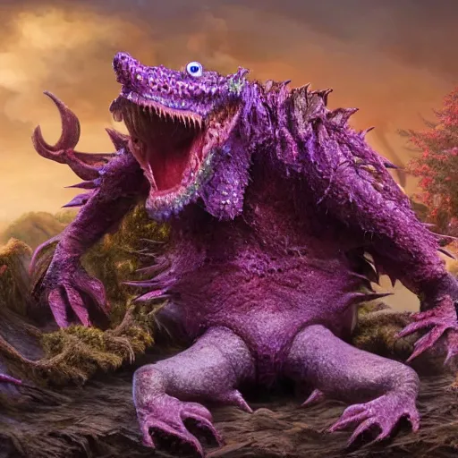 Prompt: the jim henson company creates a zergling concept creature.