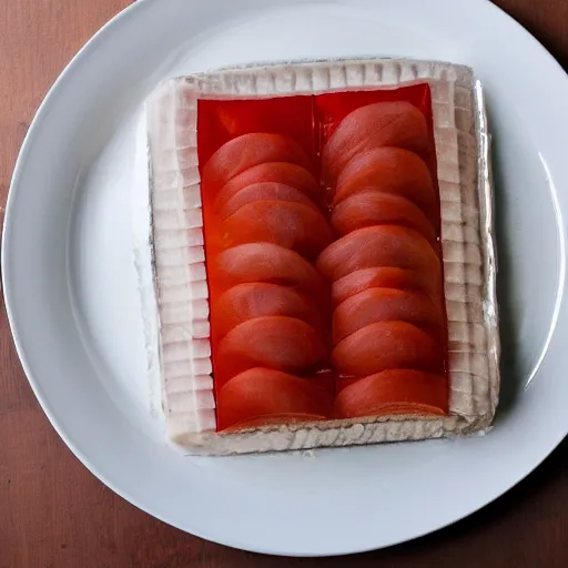 Image similar to aspic on plate