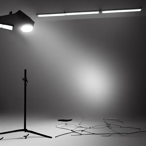 Image similar to photo of a piece of rubbish, studio photo, photorealistic, volumetric lighting