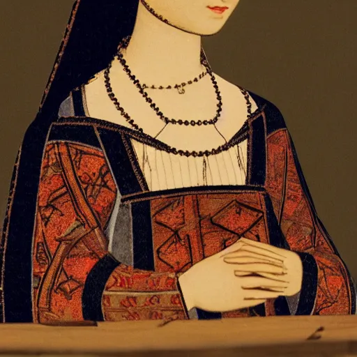 Image similar to portrait photograph of anne boleyn praying shallow dof