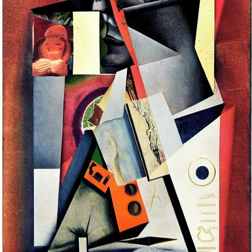 Image similar to abstract magazine collage by hannah hoch