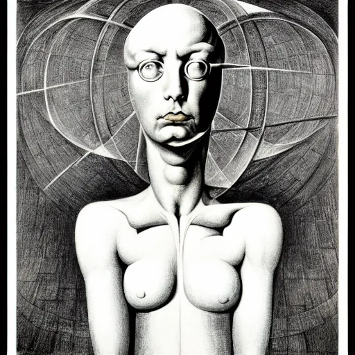 Image similar to lithography on paper secret artefact conceptual figurative post - morden monumental dynamic portrait by william blake and escher and hogarth, inspired by magritte, illusion surreal art, highly conceptual figurative art, intricate detailed illustration, controversial poster art, polish poster art, geometrical drawings, no blur