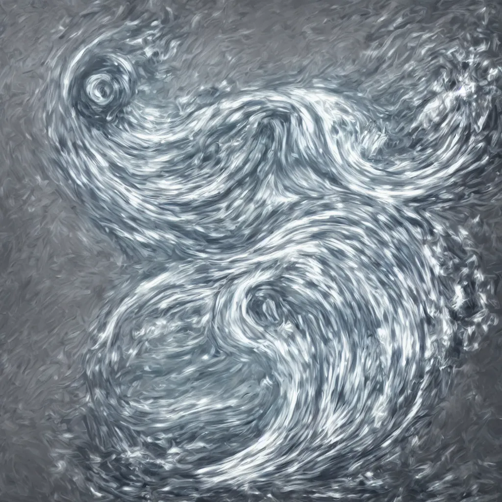 Image similar to wave formed in a cup, art station, conceprt art