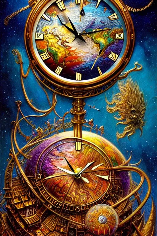 Prompt: intricate magical Worldtimer clocks, inspired by Harry Potter, james gurney, dan luvisi, Petros Afshar, tim hildebrandt, liam wong, Mark Riddick, thomas kinkade, ernst haeckel, dan mumford, trending on artstation, josephine wall, WLOP, cgsociety by Gediminas Pranckevicius, trending on cgsociety and DeviantArt