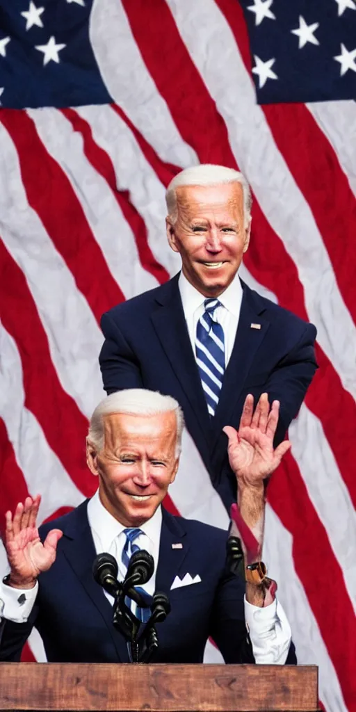 Image similar to muscular Joe biden