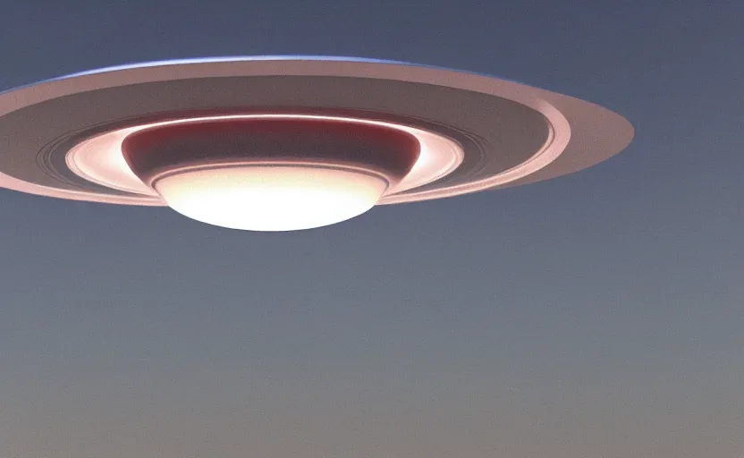 Image similar to a pastel color secret ufo hangar s - 4 bob lazar flying saucer, extremely intricate and detailed 8 k cinematic lighting, hyper realism