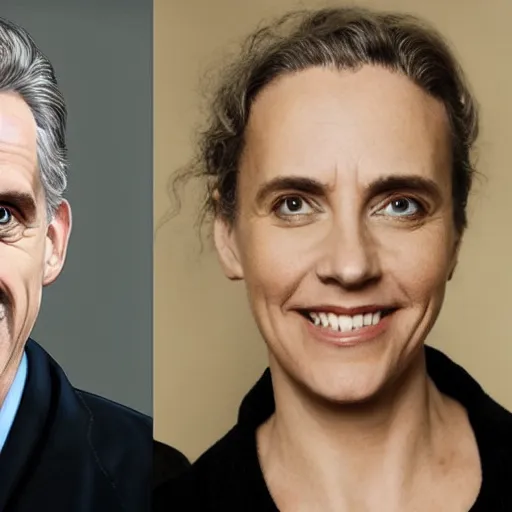 Image similar to Jordan Peterson as a woman