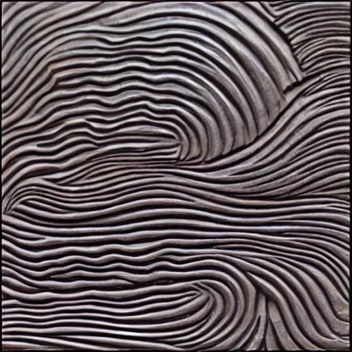 Image similar to Woodcarving of beautiful giant waves texture