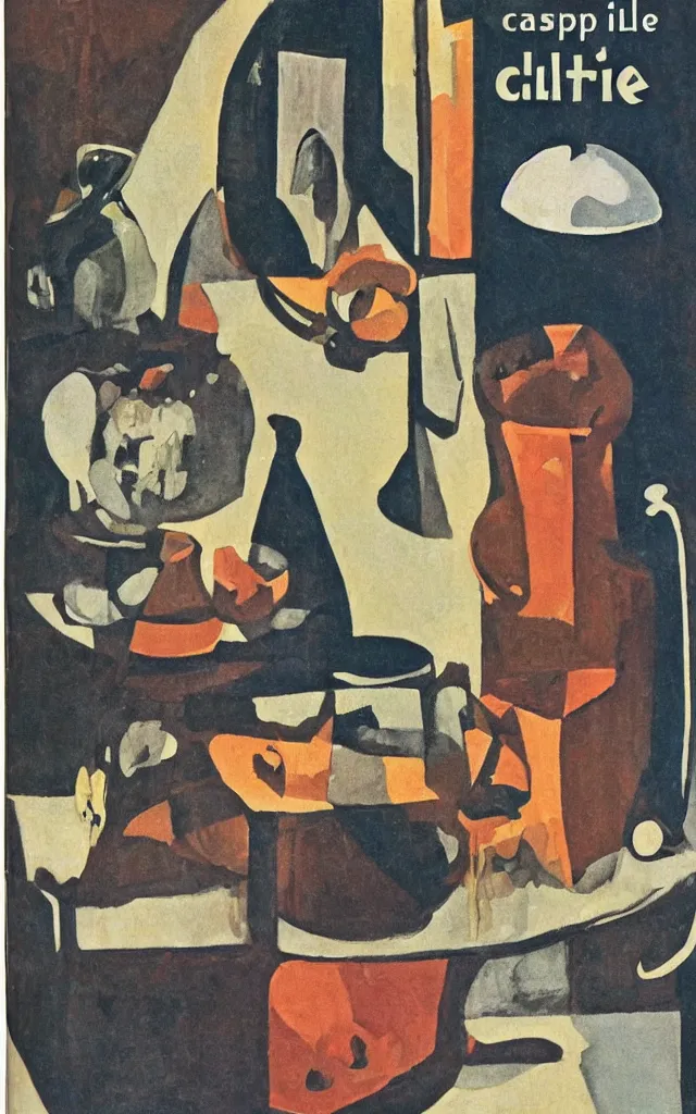 Image similar to still life culpable ( 1 9 5 7 ) | book cover artwork