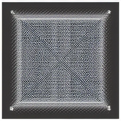 Image similar to the microchip, abstract dark geometry construct with white space, textured, tech pattern