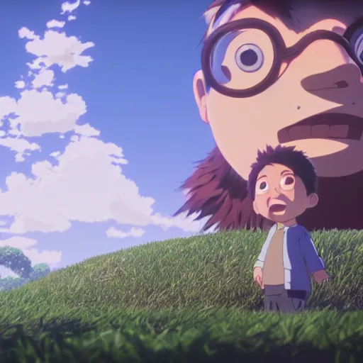 Image similar to a wholesome animation key shot of gustavo petro, medium shot, studio ghibli, pixar and disney animation, sharp, rendered in unreal engine 5, anime key art by greg rutkowski, bloom, dramatic lighting