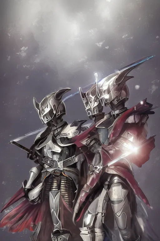 Image similar to helmet armor guardian destiny in witch queen illumination ray tracing hdr fanart arstation by sung choi robot ninja mask and eric pfeiffer and gabriel garza and casper konefal