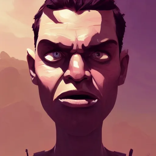 Image similar to face icon stylized minimalist mad max, loftis, cory behance hd by jesper ejsing, by rhads, makoto shinkai and lois van baarle, ilya kuvshinov, rossdraws global illumination