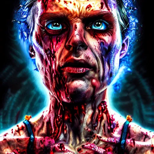 Image similar to a portrait of the x men as zombies, highly detailed, digital photo, hdri, by christopher bretz and john carpenter, vivid colors, high contrast, 8 k resolution, intricate, photorealistic, smooth, psychedelic color scheme, concept art, award winning, cg society contest winner