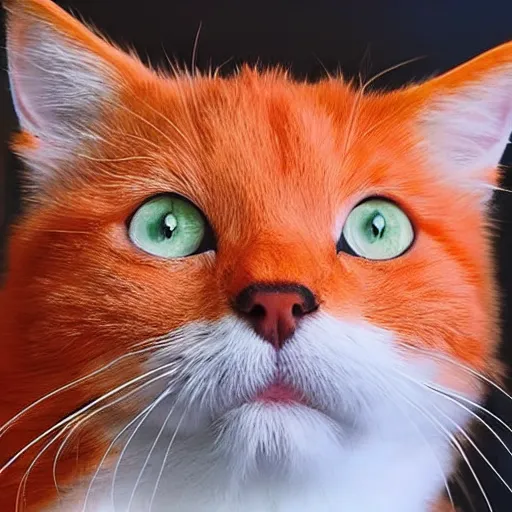 Prompt: beautiful beautiful beautiful beautiful beautiful orange cat